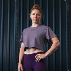 Aspire crop top lavendel
